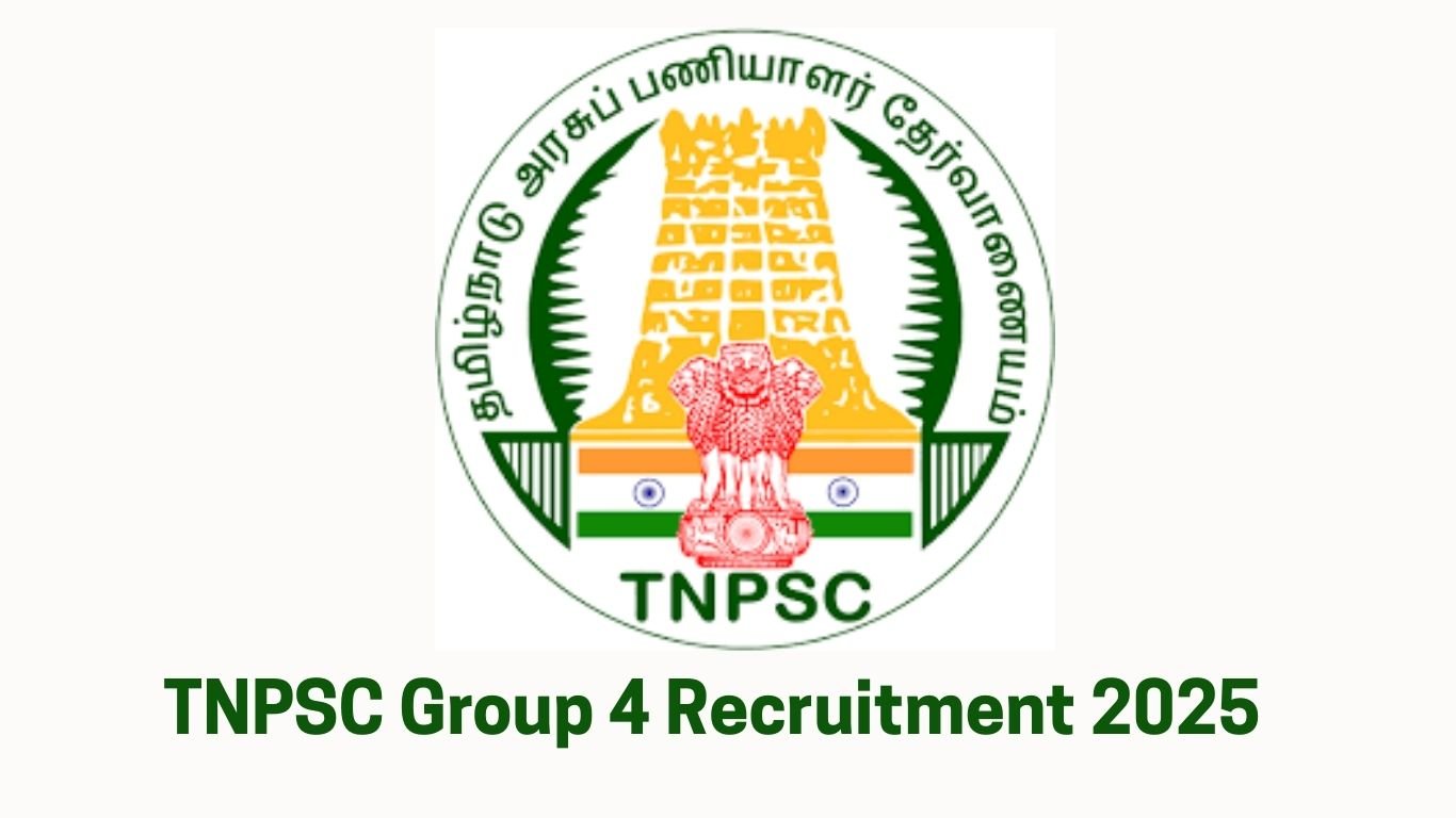 TNPSC Group 4 Recruitment 2025 Notification 3935 Post